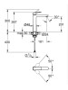 Grohe Lavabo Bataryası Cubeo XL-Boyut Krom 