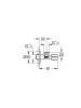 Grohe Ara Musluk 1/2"x1/2" Mat Siyah
