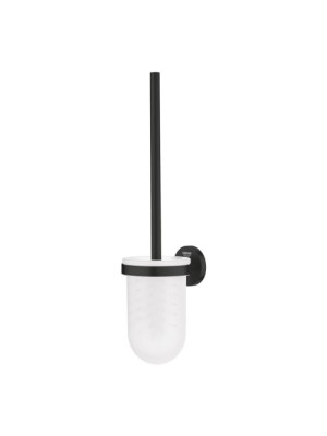 Grohe Essentials Tuvalet Fırçalığı Mat Siyah 