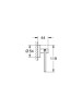Grohe  Essentials Tuvalet Kağıtlık Mat Siyah