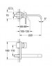 GROHE Allure Duvardan Lavabo Bataryası (19386000)
