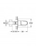Grohe Grohtherm 1000 NEW Ankastre Stop Valf