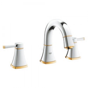 Grohe Grandera 3 Delikli Lavabo Bataryası S-Boyut Krom/Altın