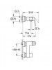 Grohe Eurocube Duş Bataryası
