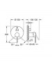 Grohe Ankastre Banyo Bat. 3 Çık. Essence Br.Hard Grap.