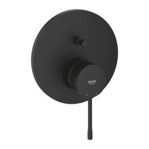 Grohe Essence Ankastre Banyo Duş Bataryası 2 Çıkışlı Divertörlü Mat Siyah
