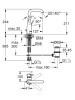 Grohe Essence Tek Kumandalı Lavabo Bataryası 1/2"L