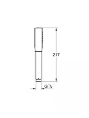 GROHE Grandera Stick El Duşu 1 Akışlı Krom/Altın