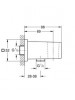 GROHE Euphoria Cube Askılı Duş Çıkış Dirseği (26370000)