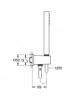 GROHE Euphoria Cube Stick El Duş Seti