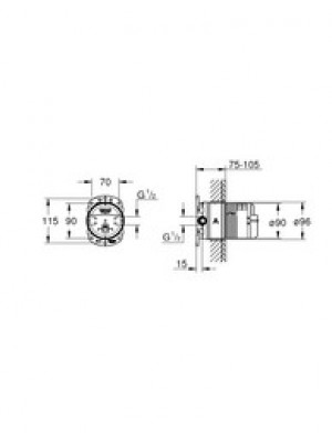 GROHE Rainshower Çok Amaçlı Kutu 