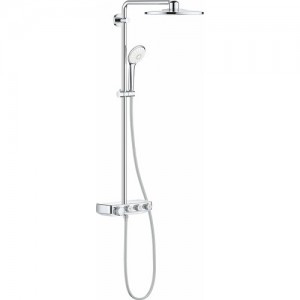 Grohe Euphoria SmartControl System 310 Duo Duvara Monte Termostatik Bataryalı Duş Sistemi Grohe Euphoria SmartControl System 310 Duo Duvara Monte Termostatik Bataryalı Duş Sistemi
