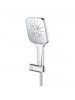 GROHE RainShower SmartActive 130 Cube 3 Akışlı Sürgülü El Duş Seti (26588000)