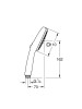 Grohe Tempesta Cube 110 El Duşu 2 Akışlı