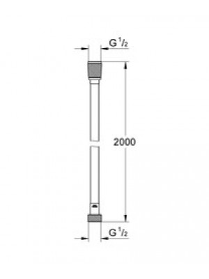 GROHE Silverflex Hortum 2000 mm (27137000)