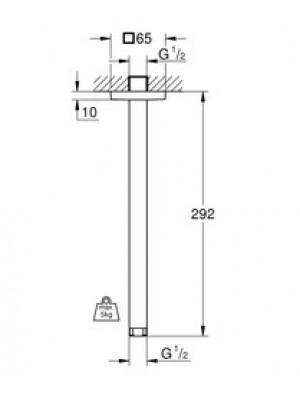 Grohe Rainshower Duş Başlığı Dirseği