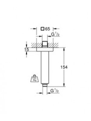 Grohe Rainshower Duş Başlığı Dirseği