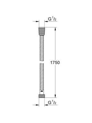 Grohe Relexaflex Metal Duş Hortumu 175 cm 