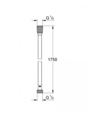 Grohe Plastik Silverfleks Duş Spiral Hortumu 175 cm