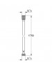 Grohe Plastik Silverfleks Duş Spiral Hortumu 175 cm