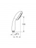 GROHE New Tempesta 100 El Duşu 3 Akışlı