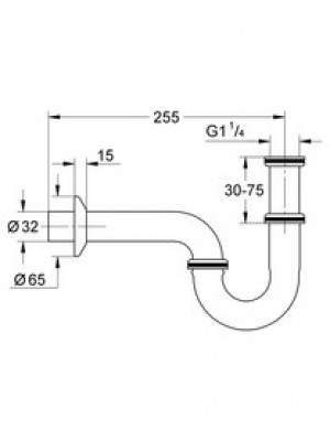 Grohe Sifon 1/4''