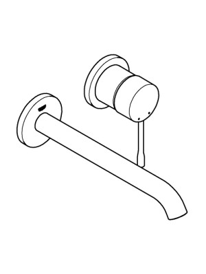 Grohe Essence İki Delikli Duvardan Lavabo Bataryası L-Boyut