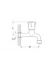Grohe Costa L Duvardan Tek Musluk Kısa 98 mm