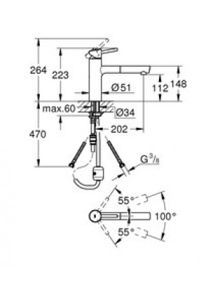 Grohe Concetto Eviye Bataryası