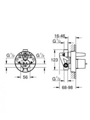 Grohe Ankastre İç Gövde