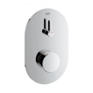 Grohe Eurosmart Cosmopolitan T Zaman Ayarlı Ankastre Duvardan Duş Bataryası, Çift Su Girişli