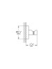 Grohe Bornoz Askısı Essentials Brushed Hard Graphite