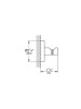 Grohe Bornoz Askısı Essentials Brushed Cool Sunrise