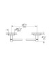 Grohe Uzun Havluluk 60 cm Essentials Brushed Hard Graphite 