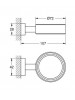 GROHE Essentials Cube Sabunluk Tutacağı