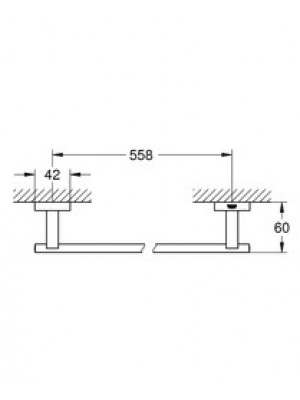 GROHE Essentials Cube Havluluk