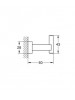 GROHE Essentials Cube Havlu/Bornoz Askılığı