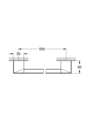 Grohe Selection Cube Tutamak/Havluluk