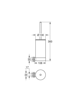 Grohe Selection Tuvalet Fırçası Seti