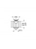 Grohe Lavabo Sifon Tapası Bas-Aç Hard Graphite
